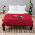 Saginaw Valley State University Plush Blanket with university logo