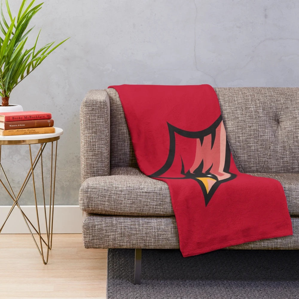 Saginaw Valley State University Plush Blanket with university logo