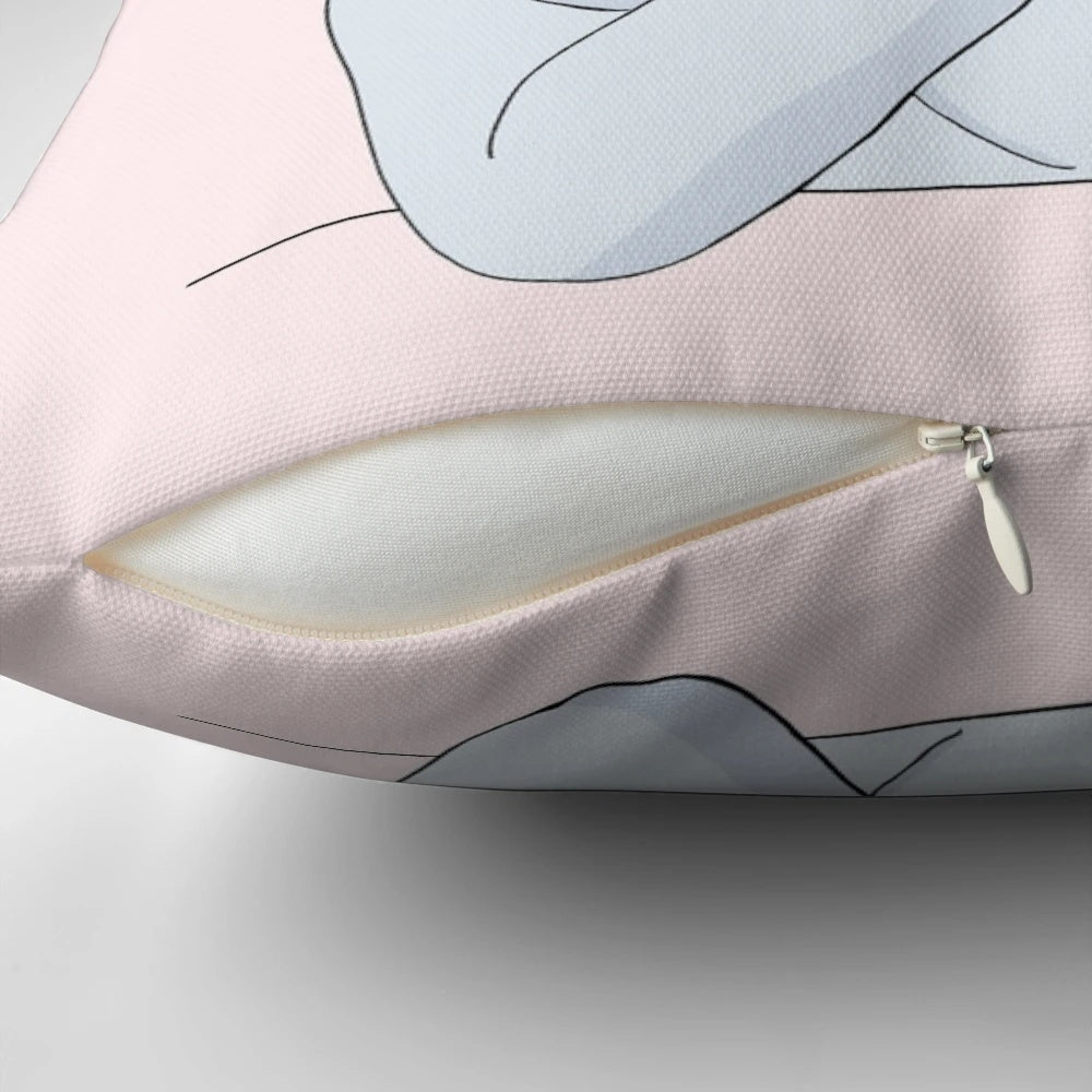 A soft, plush pillow featuring the popular anime character Saiki Kusuo from 'The Disastrous Life of Saiki K.'
