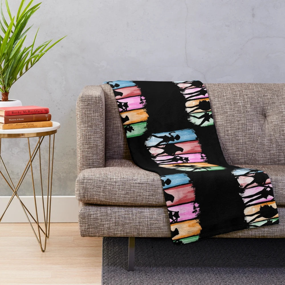 Soft and cozy Sailor Moon inspired plush blanket