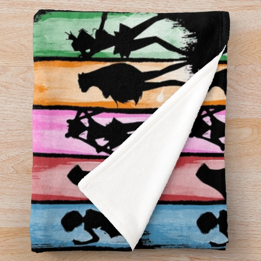 Soft and cozy Sailor Moon inspired plush blanket