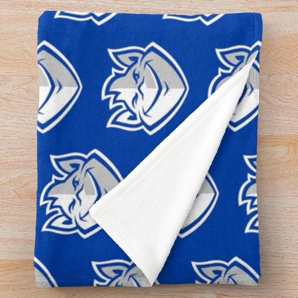 Saint Louis Billikens logo plush blanket for sports fans
