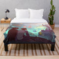 Soft and Plush Saltwater Room Themed Blanket