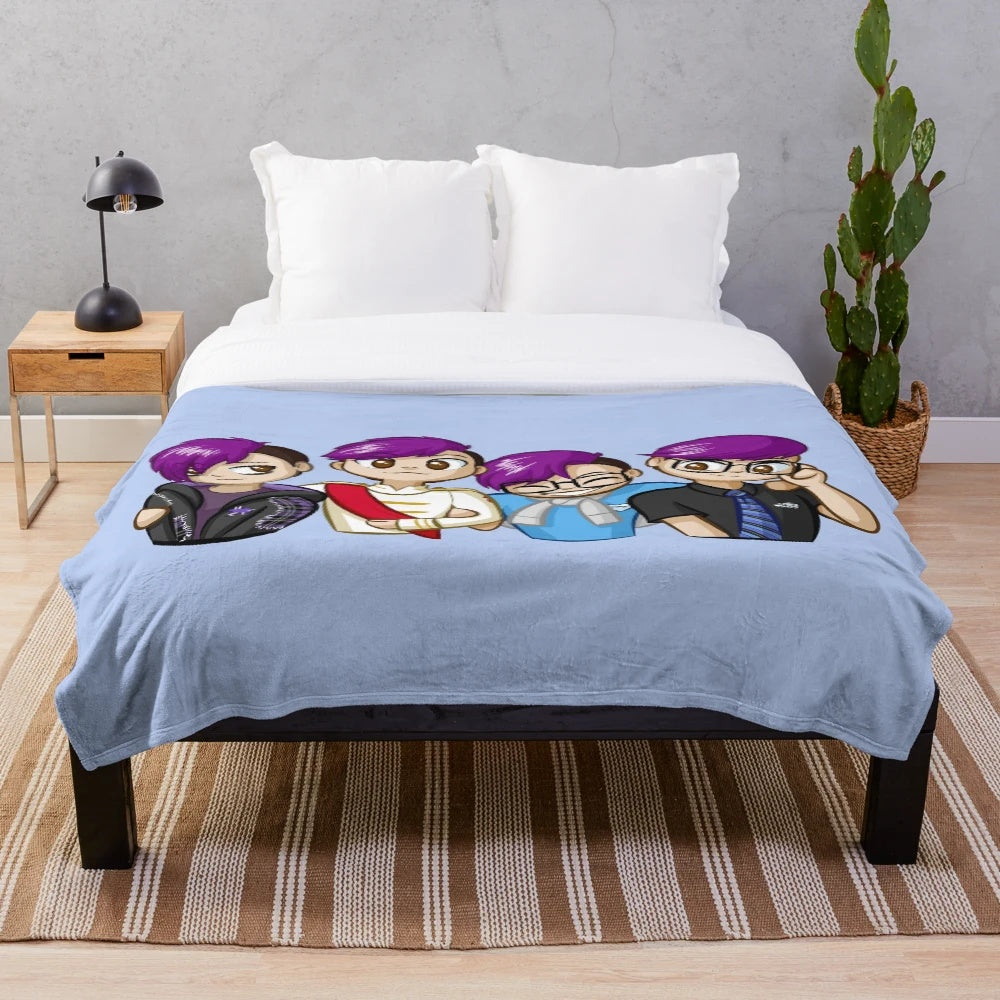 Sanders Sides inspired plush blanket