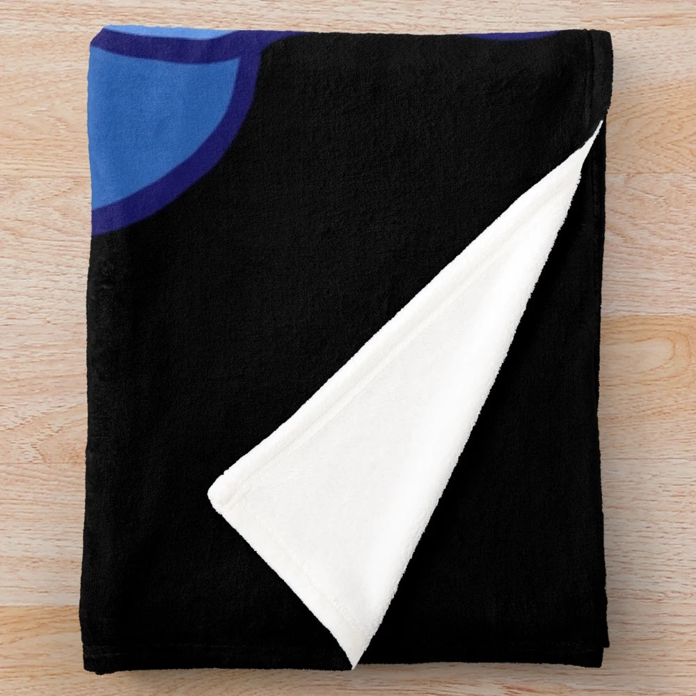 Soft and cuddly plush blanket featuring the beloved Undertale character, Sans the skeleton