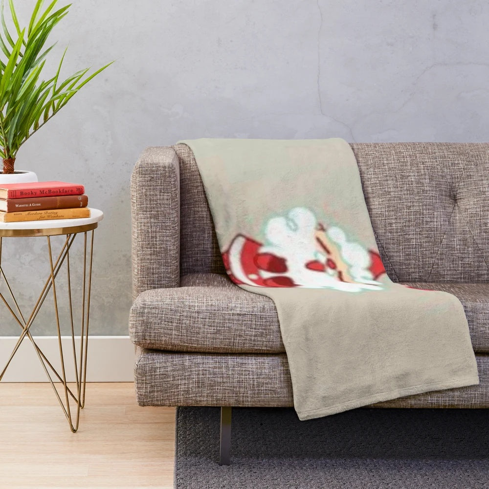 Santa Claus Plush Blanket for Cozy Holiday Home Décor