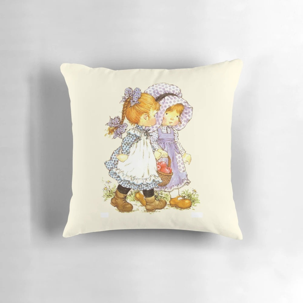 Soft, plush Sarah Kay-designed decorative throw pillow for the home