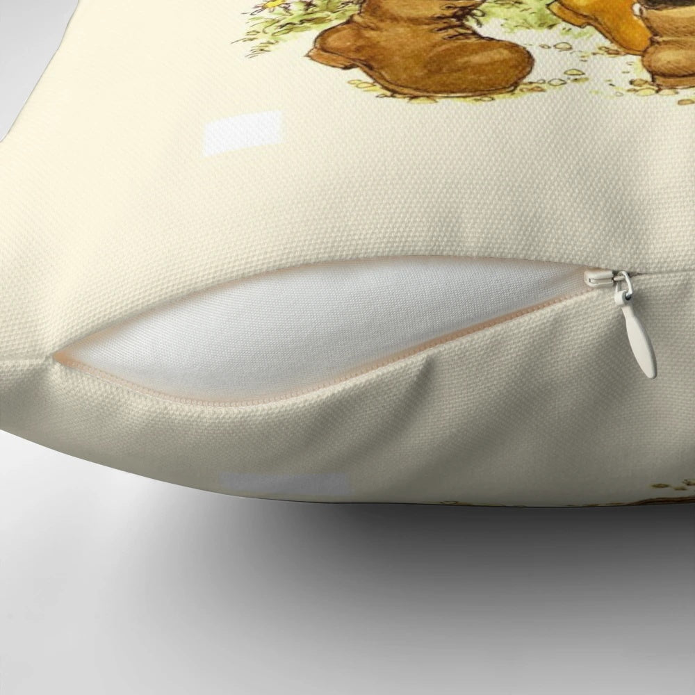 Soft, plush Sarah Kay-designed decorative throw pillow for the home