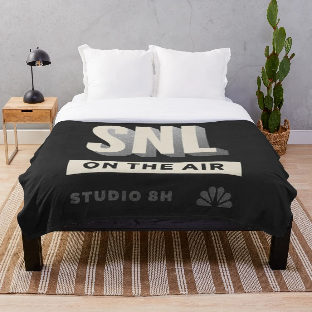 Saturday Night Live themed plush blanket