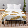 Sausage roll plush blanket in a soft, cozy design