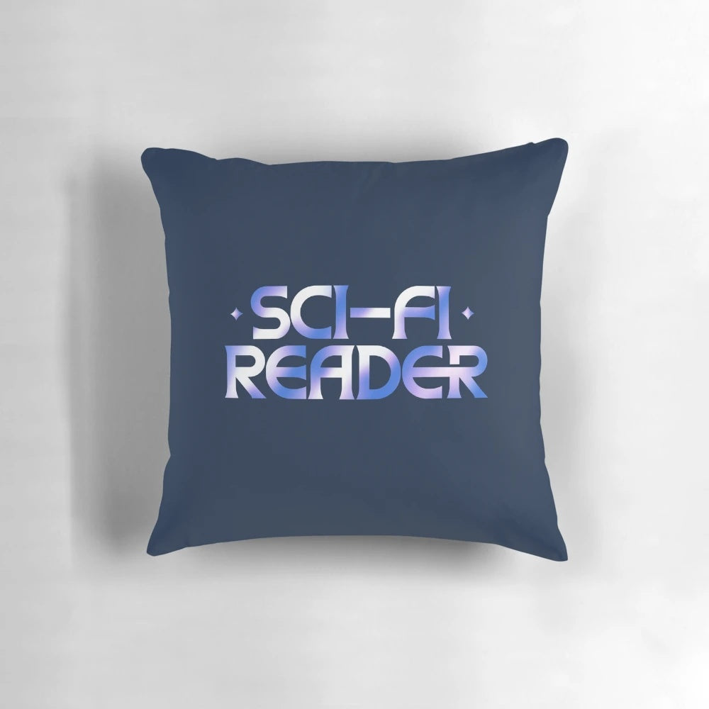 Comfortable sci-fi themed pillow for avid readers and book enthusiasts
