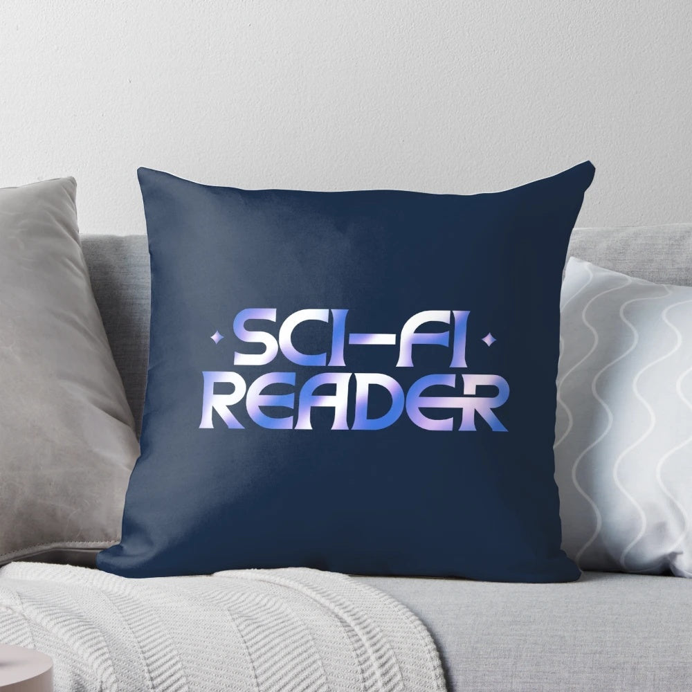 Comfortable sci-fi themed pillow for avid readers and book enthusiasts