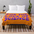 Soft and Cozy Plush Blanket with a Science Theme