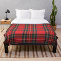 Royal Stewart Tartan Plush Blanket