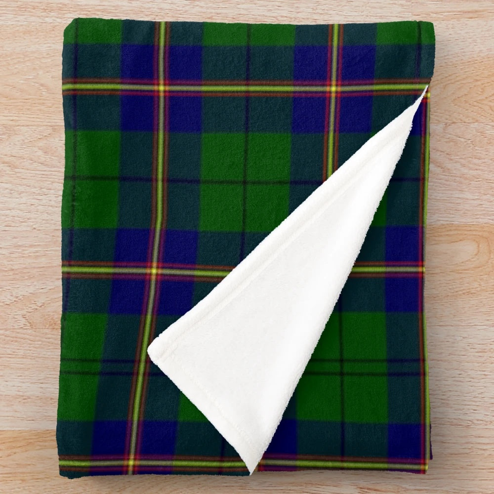 Clan Carmichael Tartan Plush Blanket