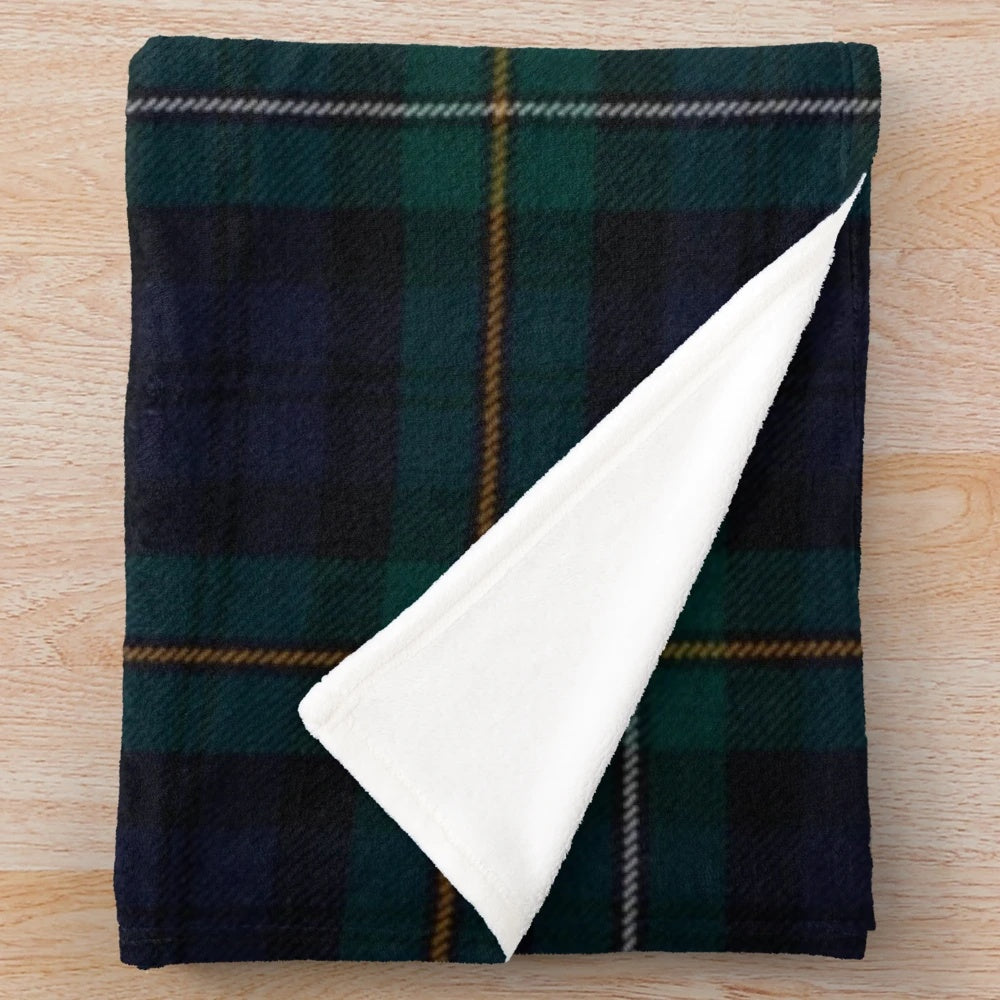 Campbell of Loudoun Scottish Tartan Plush Blanket