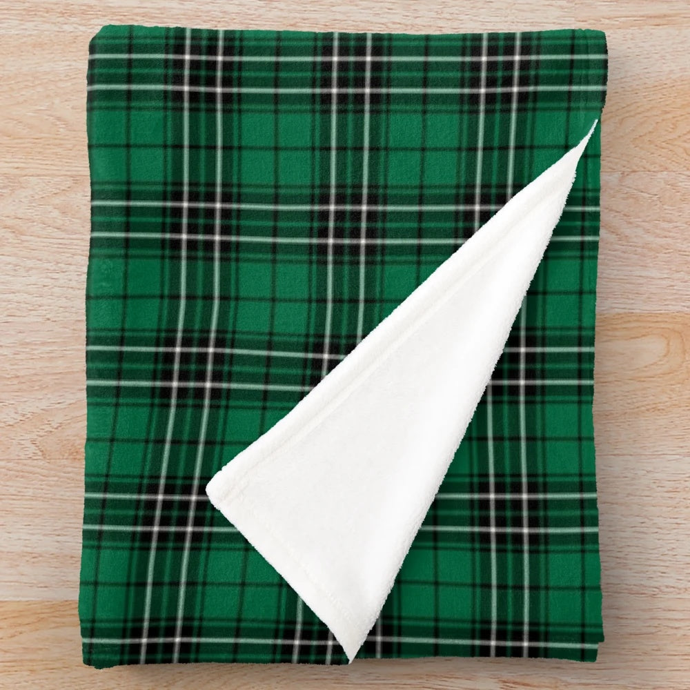 Clan MacLean Hunting Tartan Plush Blanket