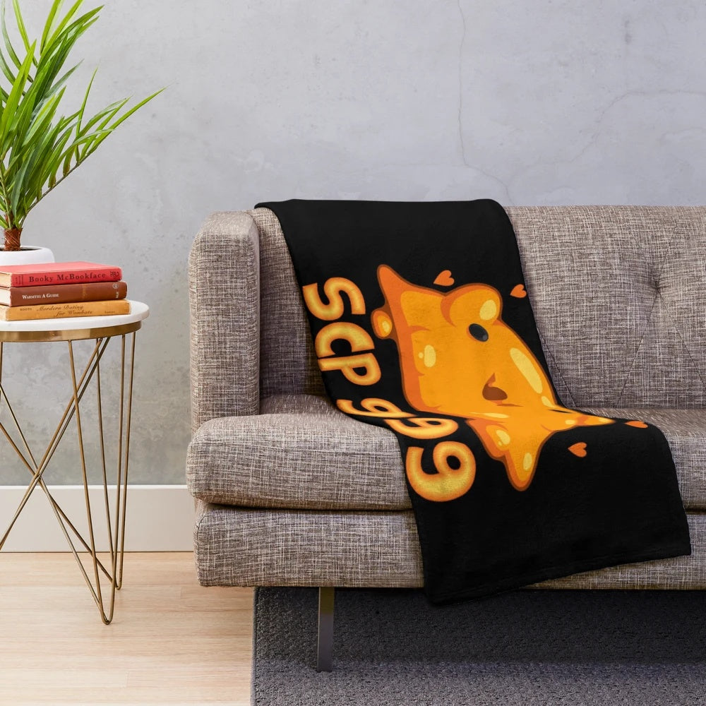 SCP 999 Plush Blanket, Soft and Cuddly Horror Themed Throw