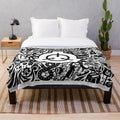 SCP Foundation logo printed on a soft, plush blanket