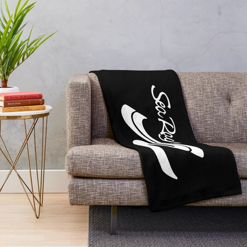 Sea Ray Boats inspired plush blanket
