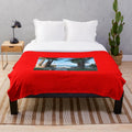 Soft and plush sea-themed blanket with underwater scenery