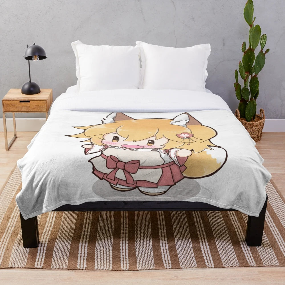 Soft and cuddly Senko-san anime-inspired plush blanket