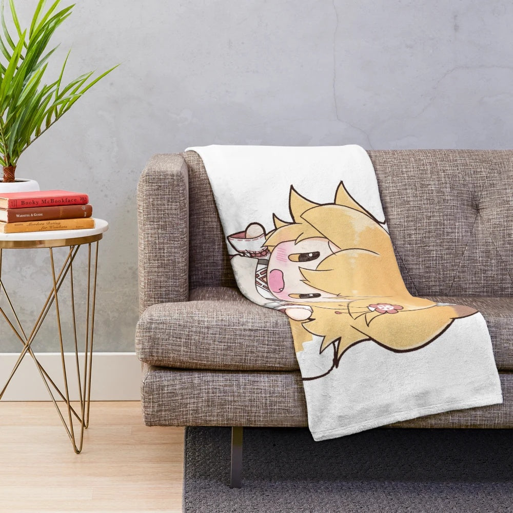 Soft and cuddly Senko-san anime-inspired plush blanket