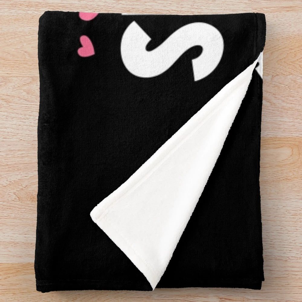 Plush shark-themed blanket for girls who love sharks and ocean life