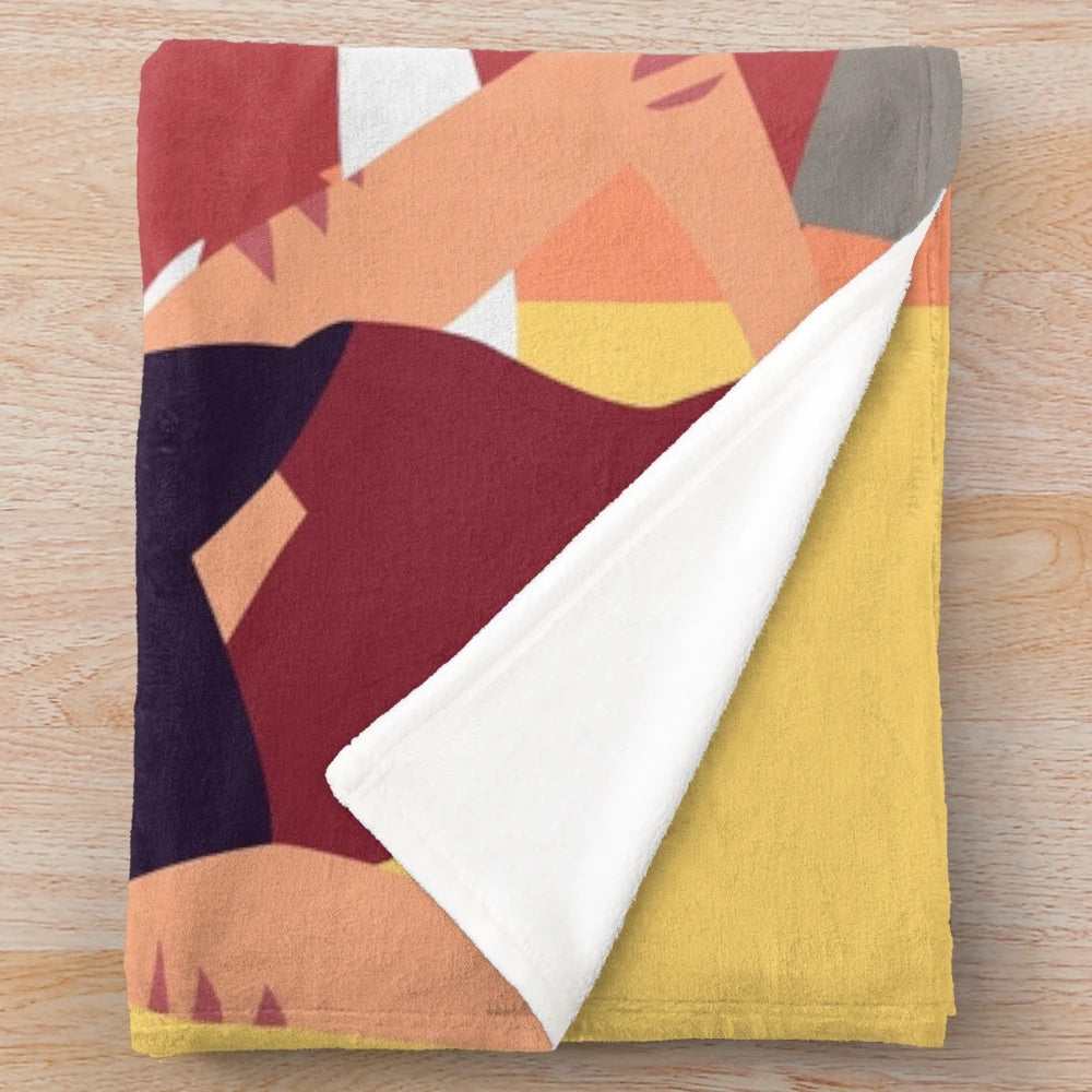Soft and cuddly plush blanket featuring the Best Friend Squad from She-Ra and the Princesses of Power