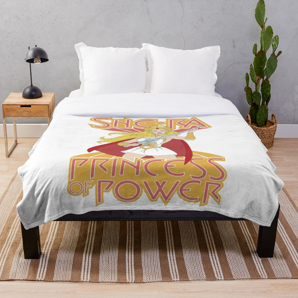 She-Ra inspired plush blanket