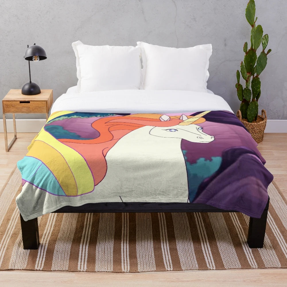 Soft and cuddly She-Ra Swiftwind plush blanket featuring the iconic fantasy character
