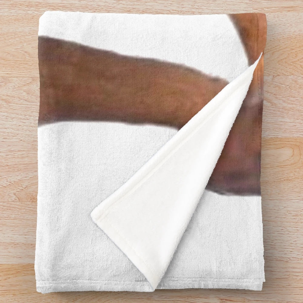 Soft, plush blanket featuring Shemar Moore, star of the TV show Criminal Minds