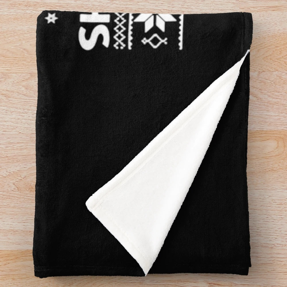 Shemar Moore plush blanket, featuring the popular TV actor