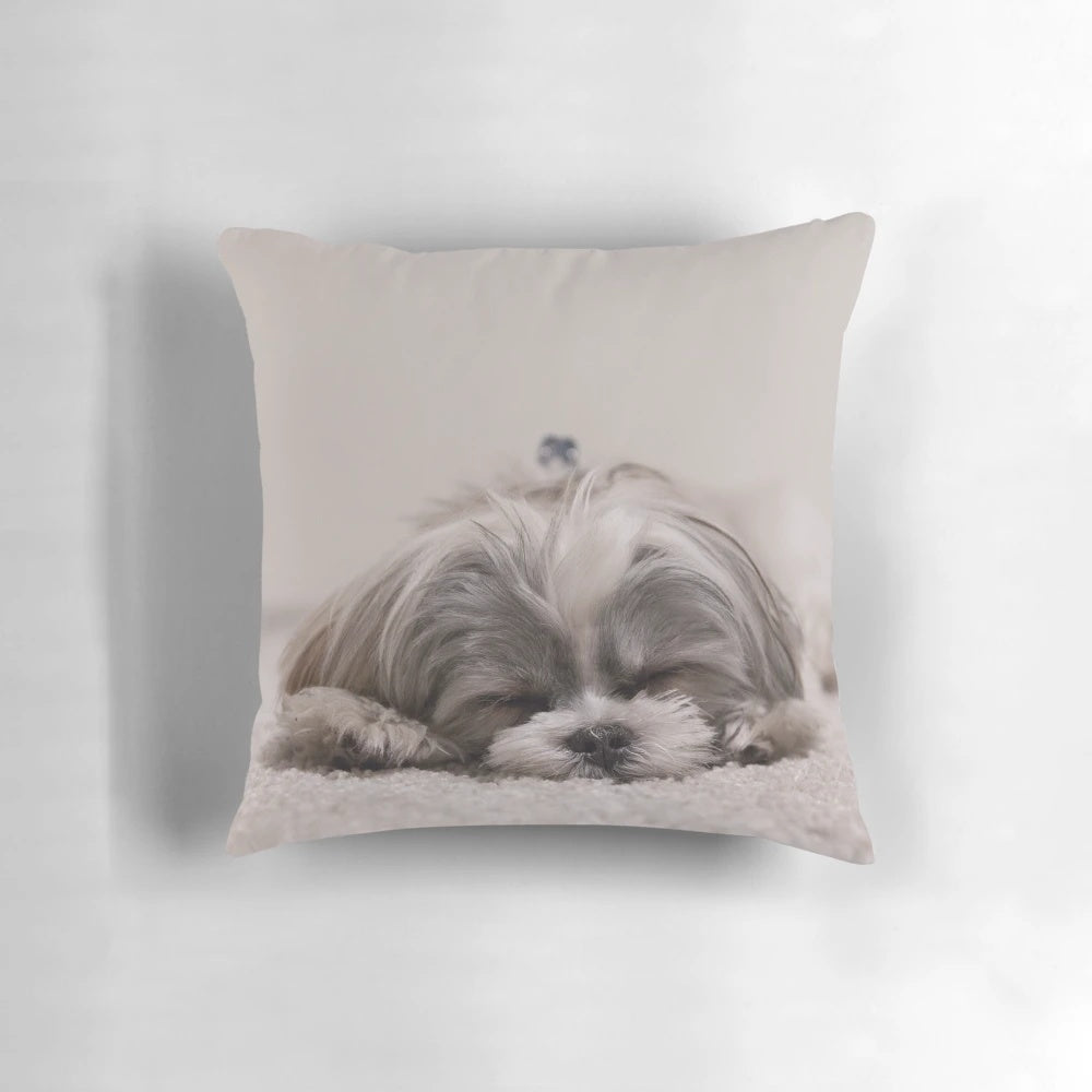 Soft and plush shih tzu sleeping pillow for dogs