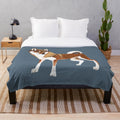 Shikoku Inu (Red) Plush Blanket
