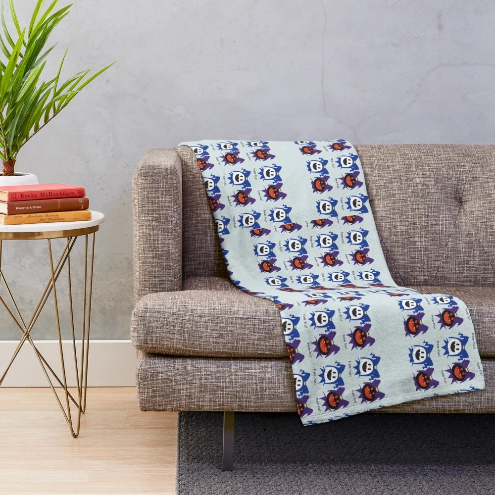 Shin Megami Tensei-inspired plush blanket featuring Jack Frost and other popular characters
