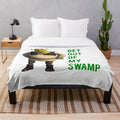 Soft and cuddly Shrek-themed plush blanket