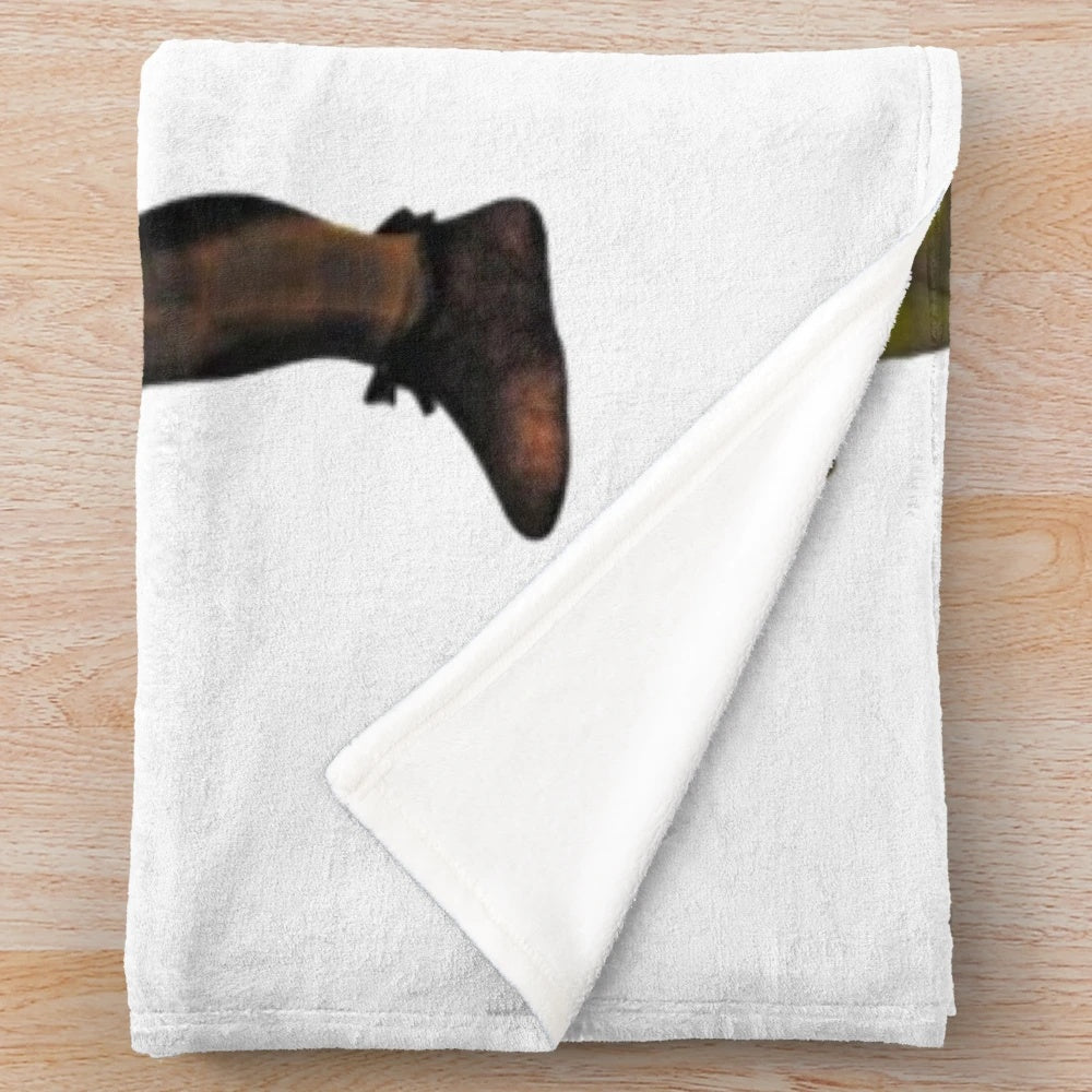 Soft and cuddly Shrek-themed plush blanket