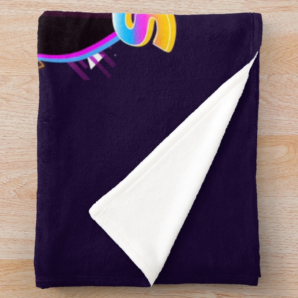 Shylily anime girl vtuber plush blanket