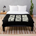 Six of Crows inspired plush blanket featuring the fantasy book series