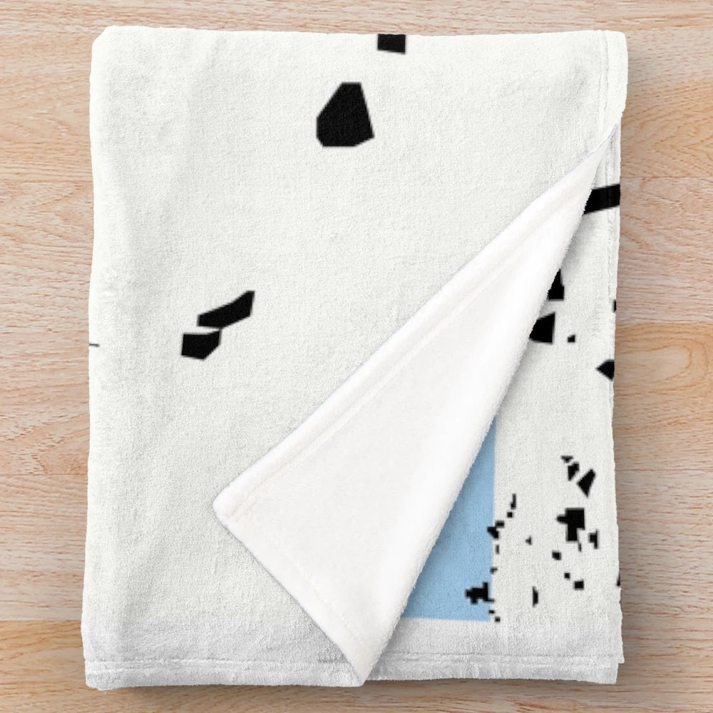 Ski Plush Blanket for Outdoor Activities
