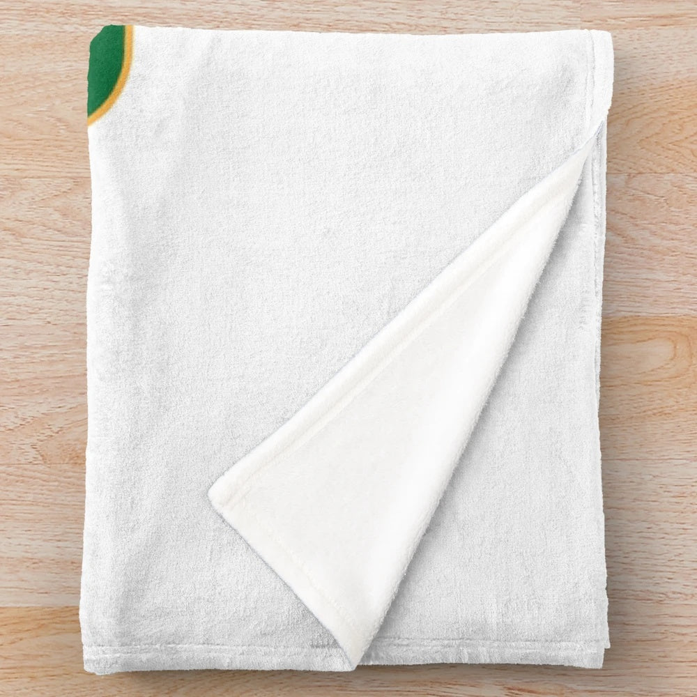 Soft and comfortable plush blanket featuring the Skidmore College logo and design