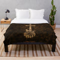 Skillet band plush blanket featuring band logo and typography