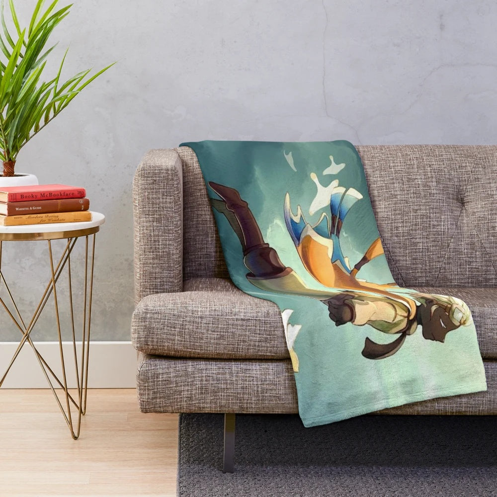 Sky Cotl inspired plush blanket