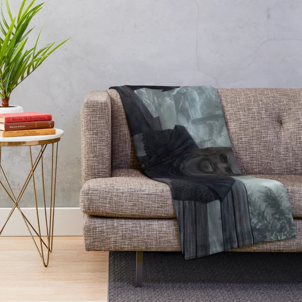 Skyrim inspired plush blanket