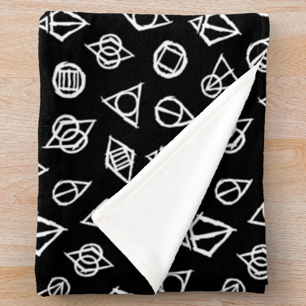 Skyrim Shadowmarks Plush Blanket for Video Game Fans