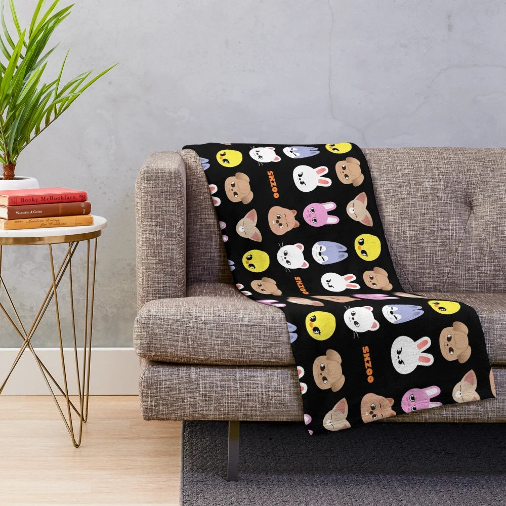 SKZOO Stray Kids Inspired Plush Blanket