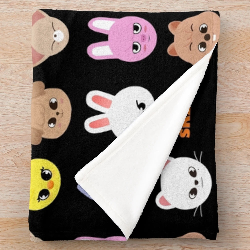 SKZOO Stray Kids Inspired Plush Blanket