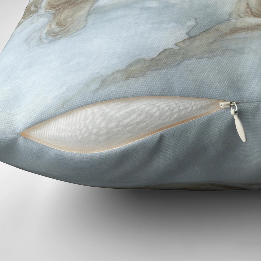 Soft, plush pillow featuring a sleepy owl design for a cozy, comfortable sleep experience.