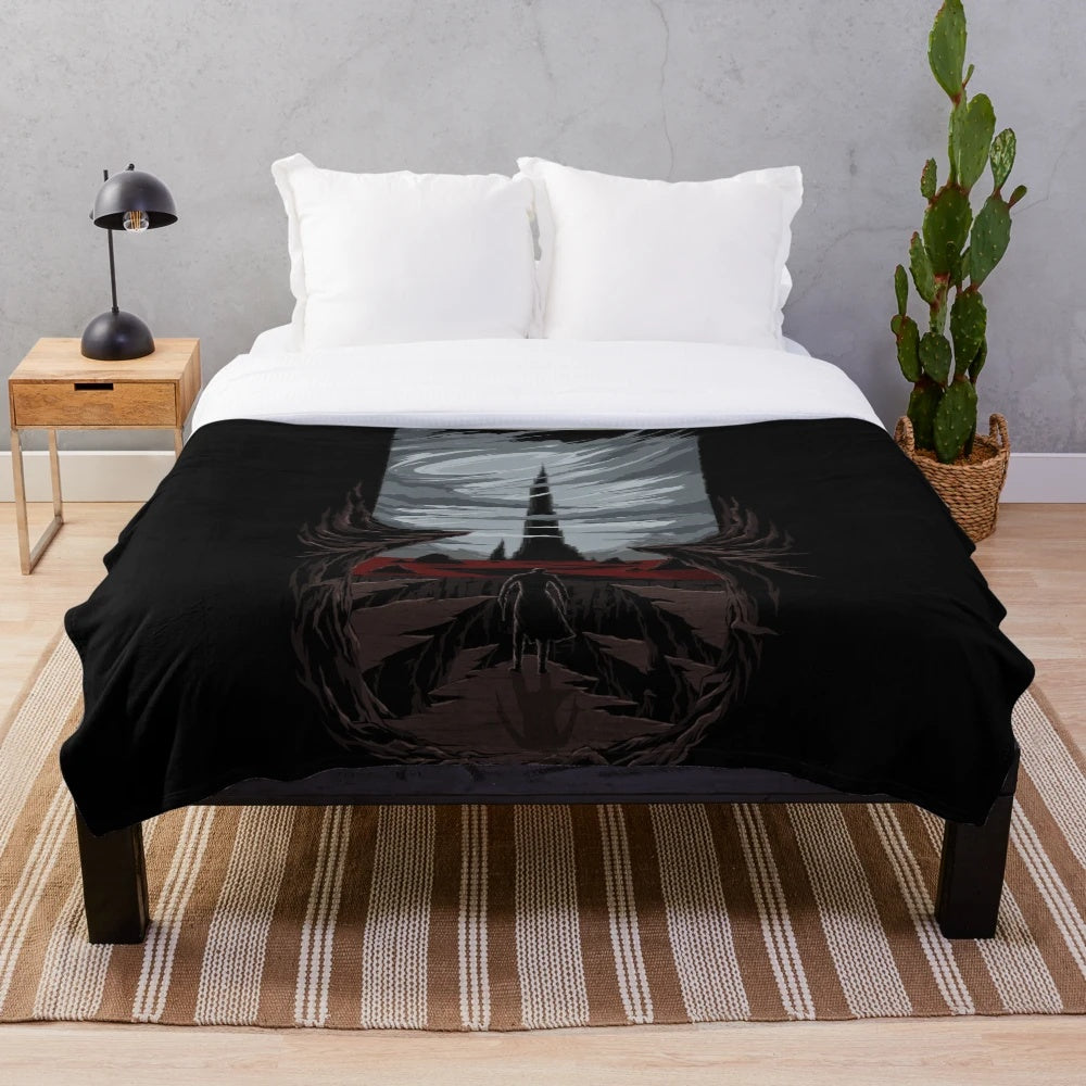 Soft and plush Slinger-themed blanket for fans